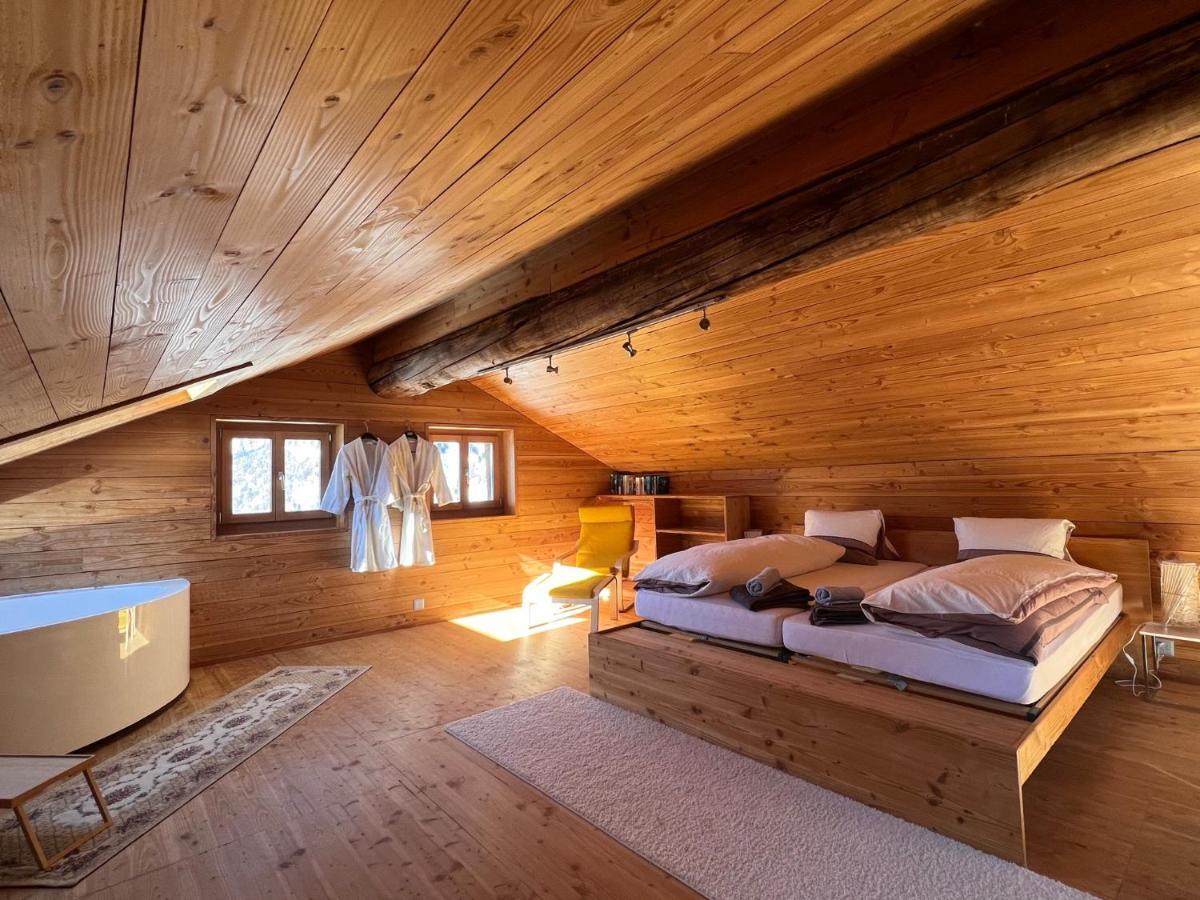 Chalet Biene - Swiss Alp Chalet With Sauna And Jacuzzi Ulrichen Exterior photo